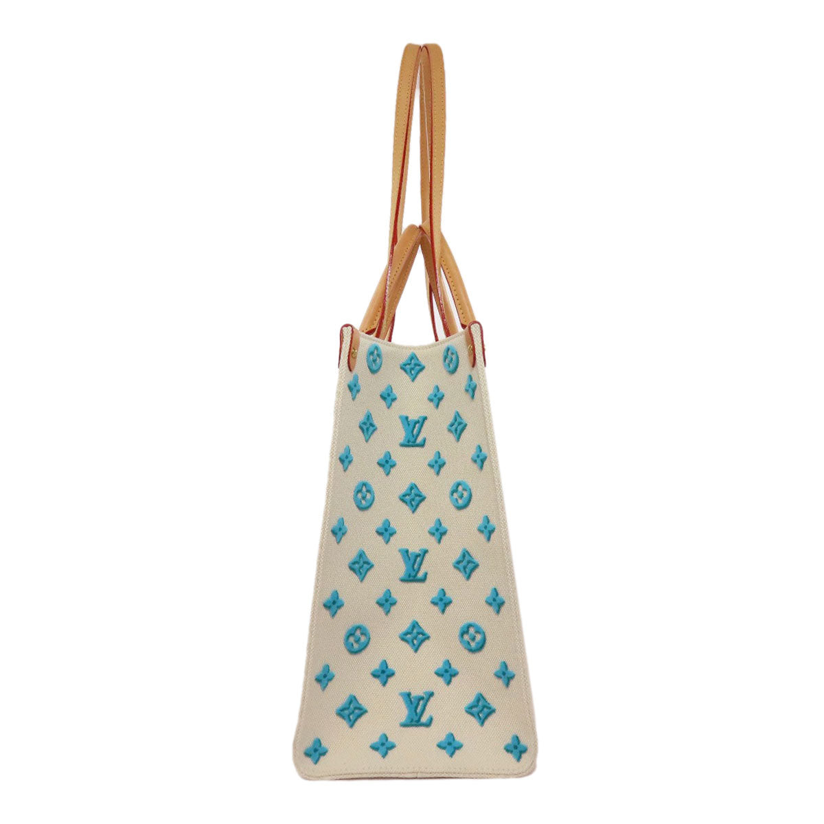 Louis Vuitton M20644 On Go GM Okinawa Canvas White Tote Bag