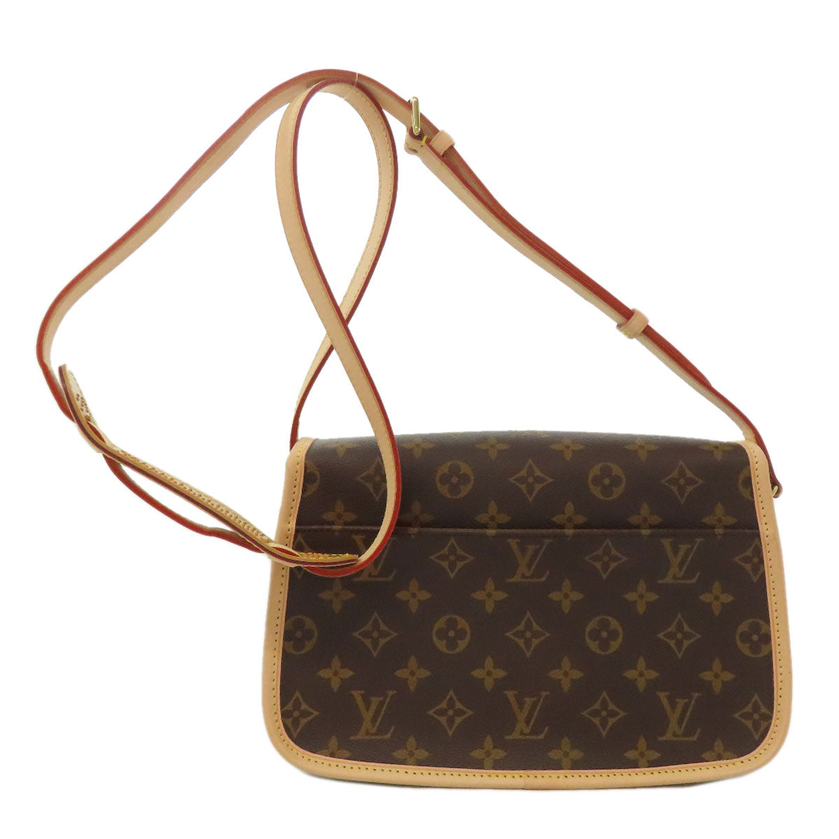 Louis Vuitton M42250 Sologne Monogram Canvas Brown Shoulder Bag