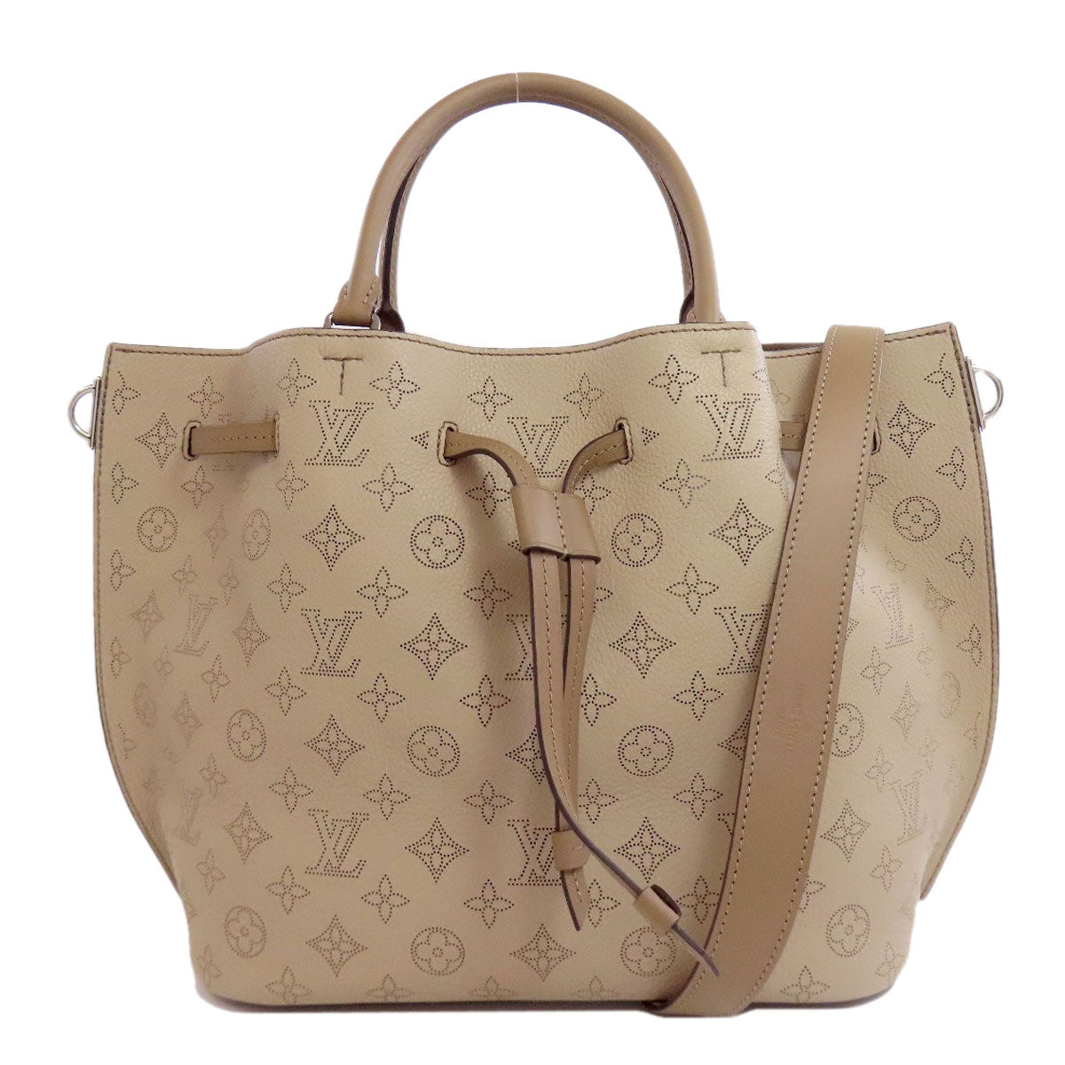 Louis Vuitton M54403 Mahina Giroratta Leather Beige Handbag