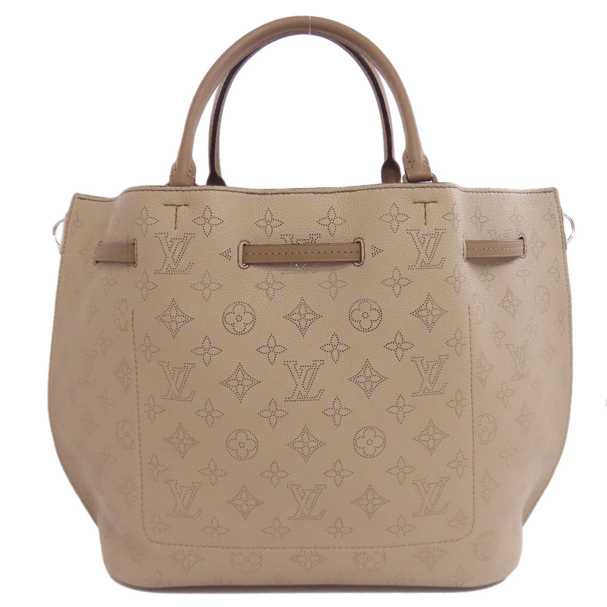 Louis Vuitton M54403 Mahina Giroratta Leather Beige Handbag