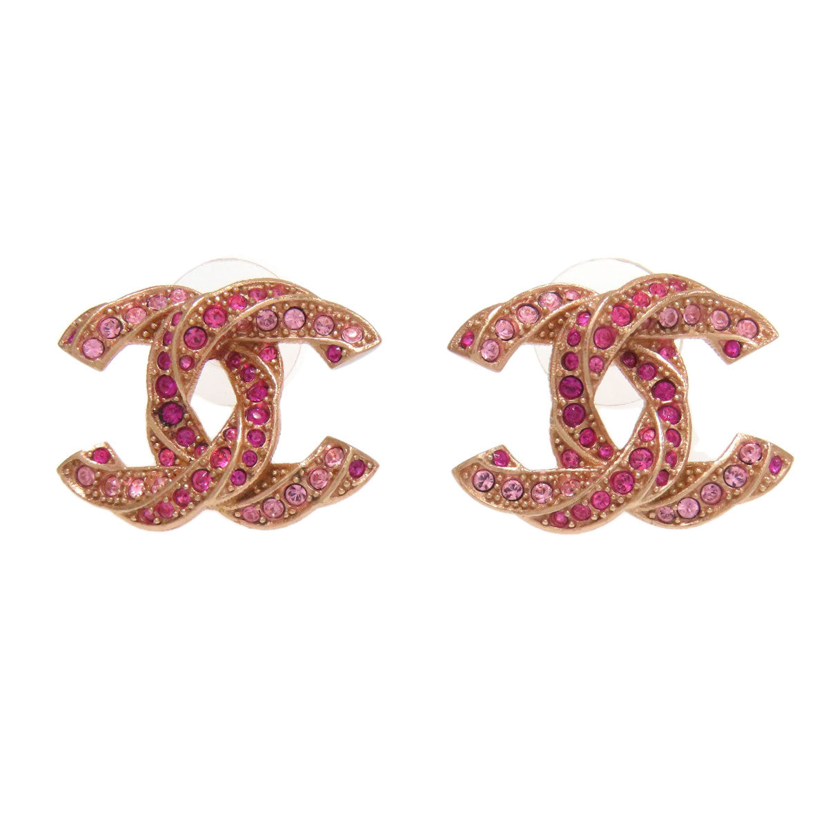 Chanel Pierce Gold Jewelry 6