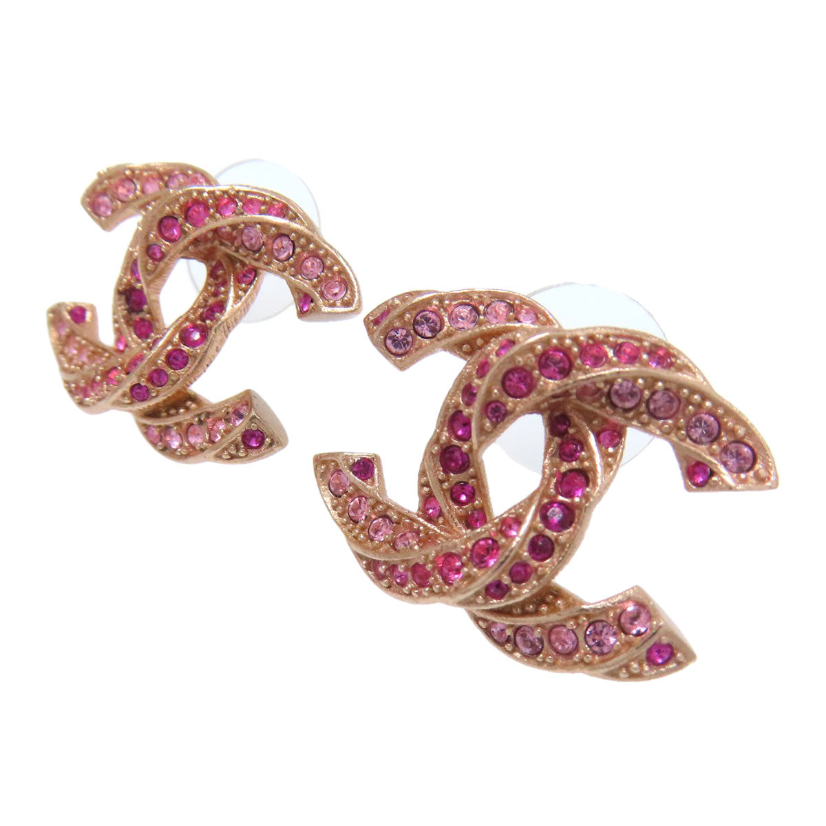 Chanel Pierce Gold Jewelry 6