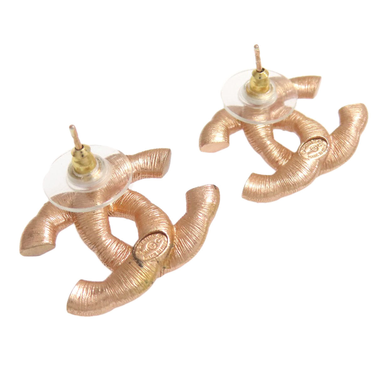 Chanel Pierce Gold Jewelry 6