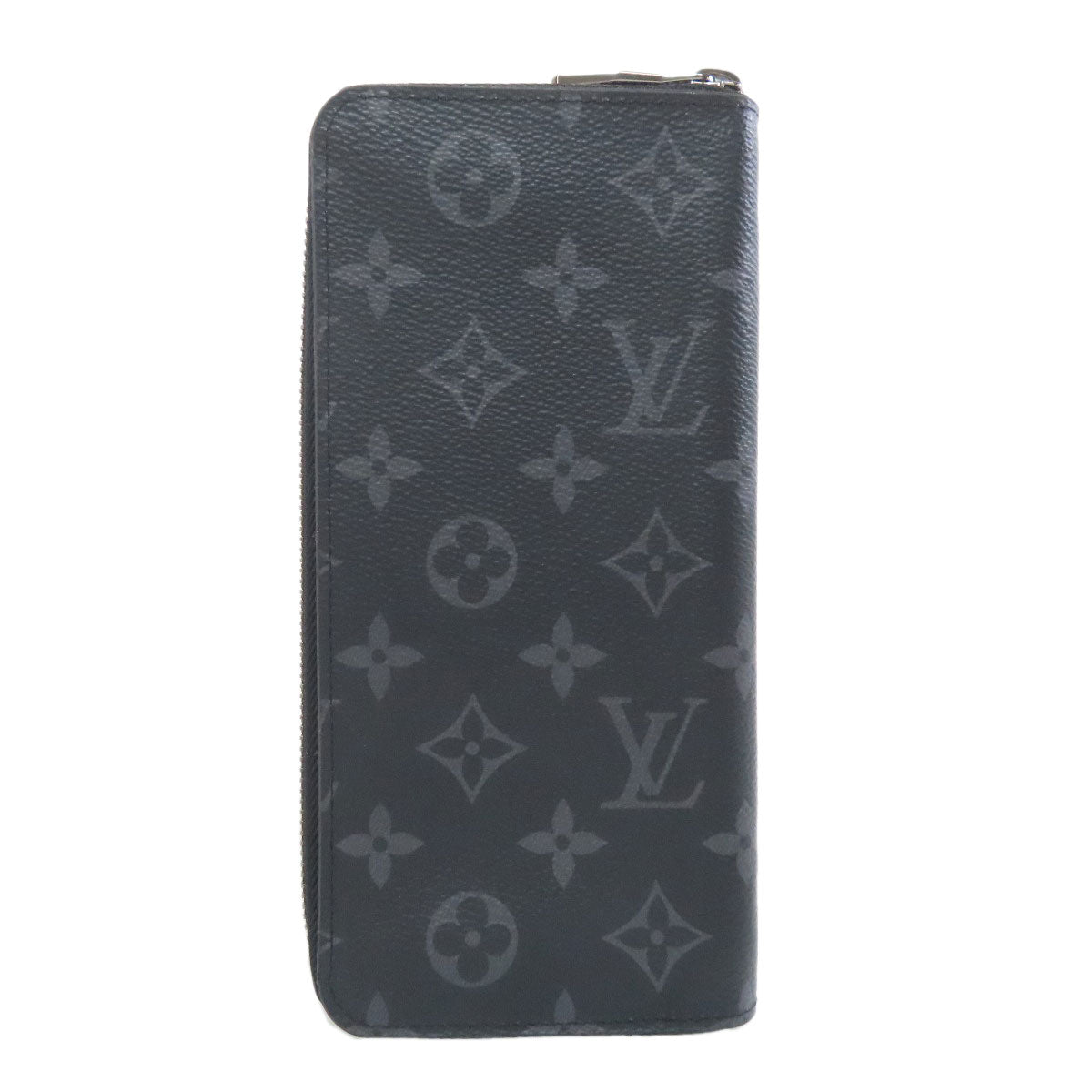 Louis Vuitton Long Purse M62295 Eclipse Zippy Monogram Black Wallet Case 6