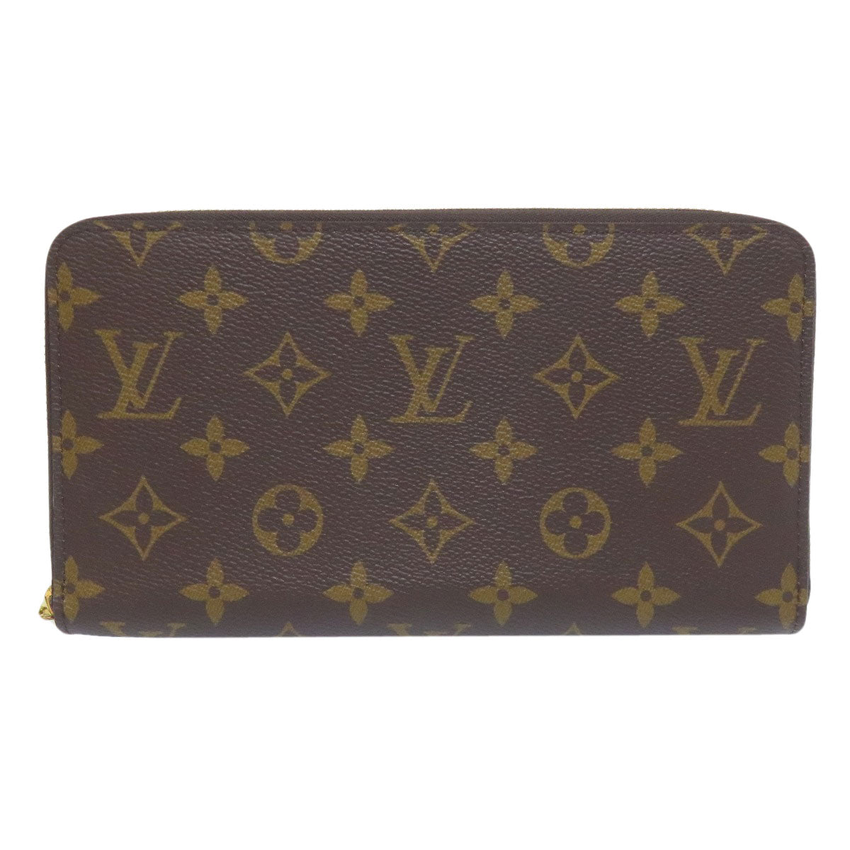 Louis Vuitton Long Purse M62581 Zippy Organizer Monogram Canvas Brown Wallet Case
