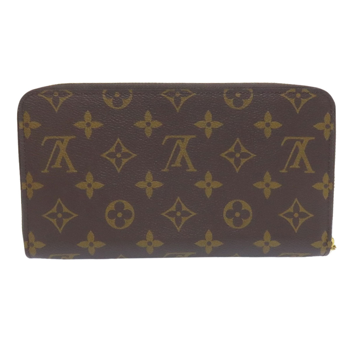 Louis Vuitton Long Purse M62581 Zippy Organizer Monogram Canvas Brown Wallet Case