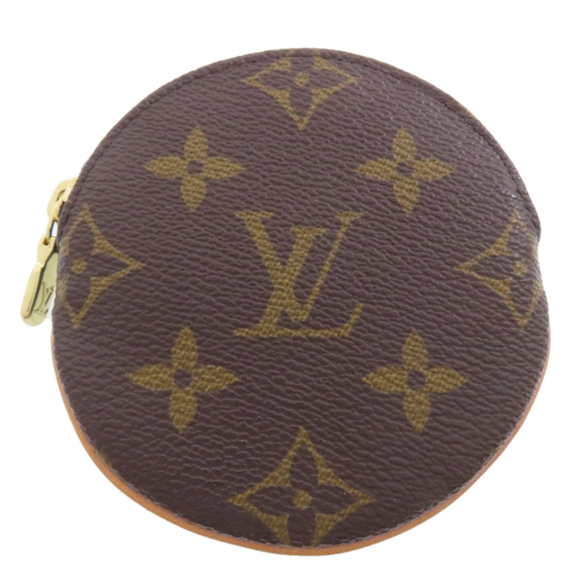 Louis Vuitton Coin M61926 Portonet Ron Monogram Canvas Brown Handbag