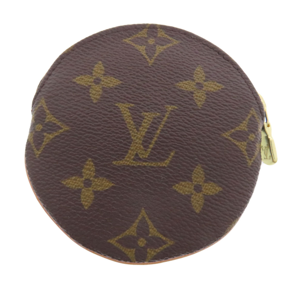 Louis Vuitton Coin M61926 Portonet Ron Monogram Canvas Brown Handbag