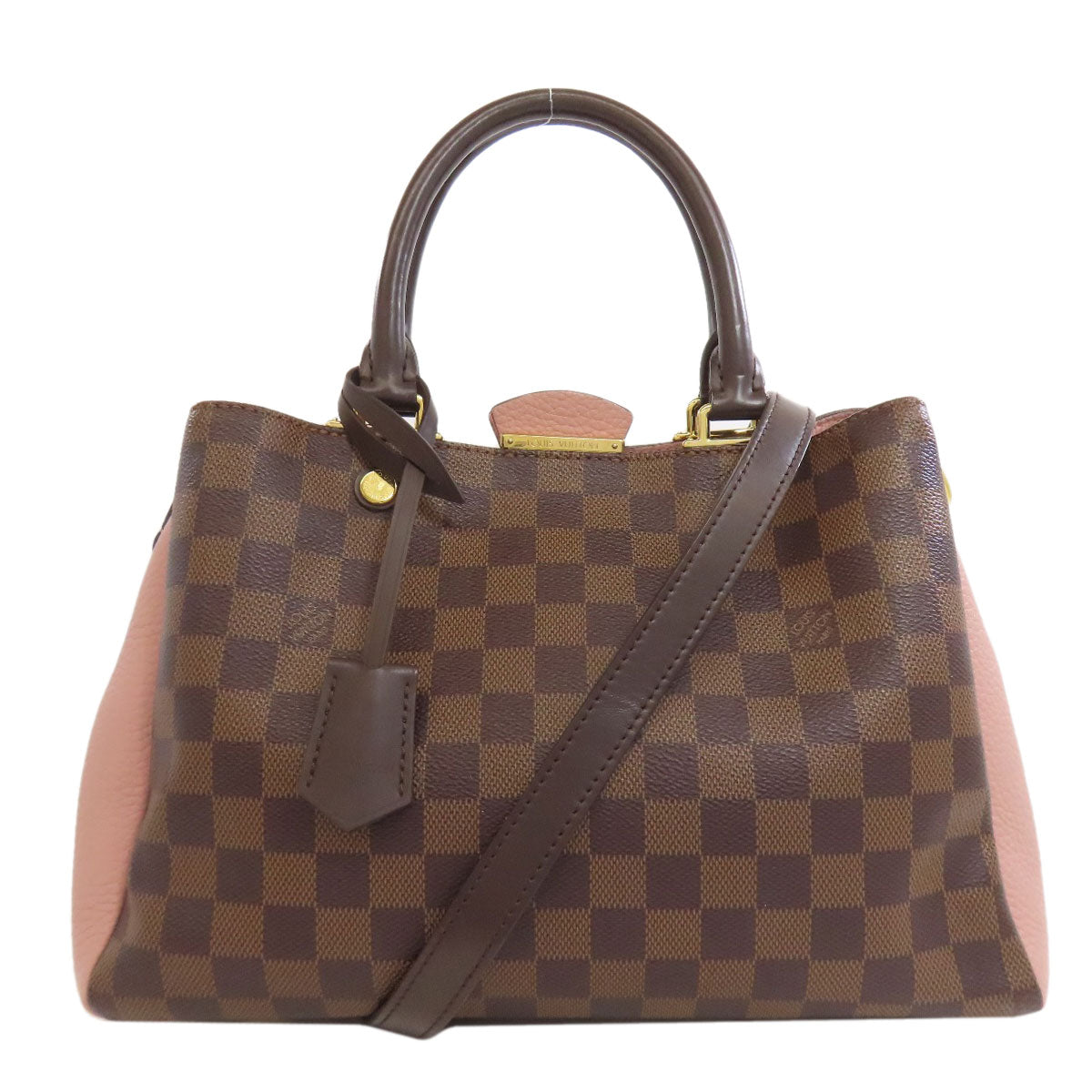Louis Vuitton N41674 Damier Brittany Canvas Brown Tote Bag