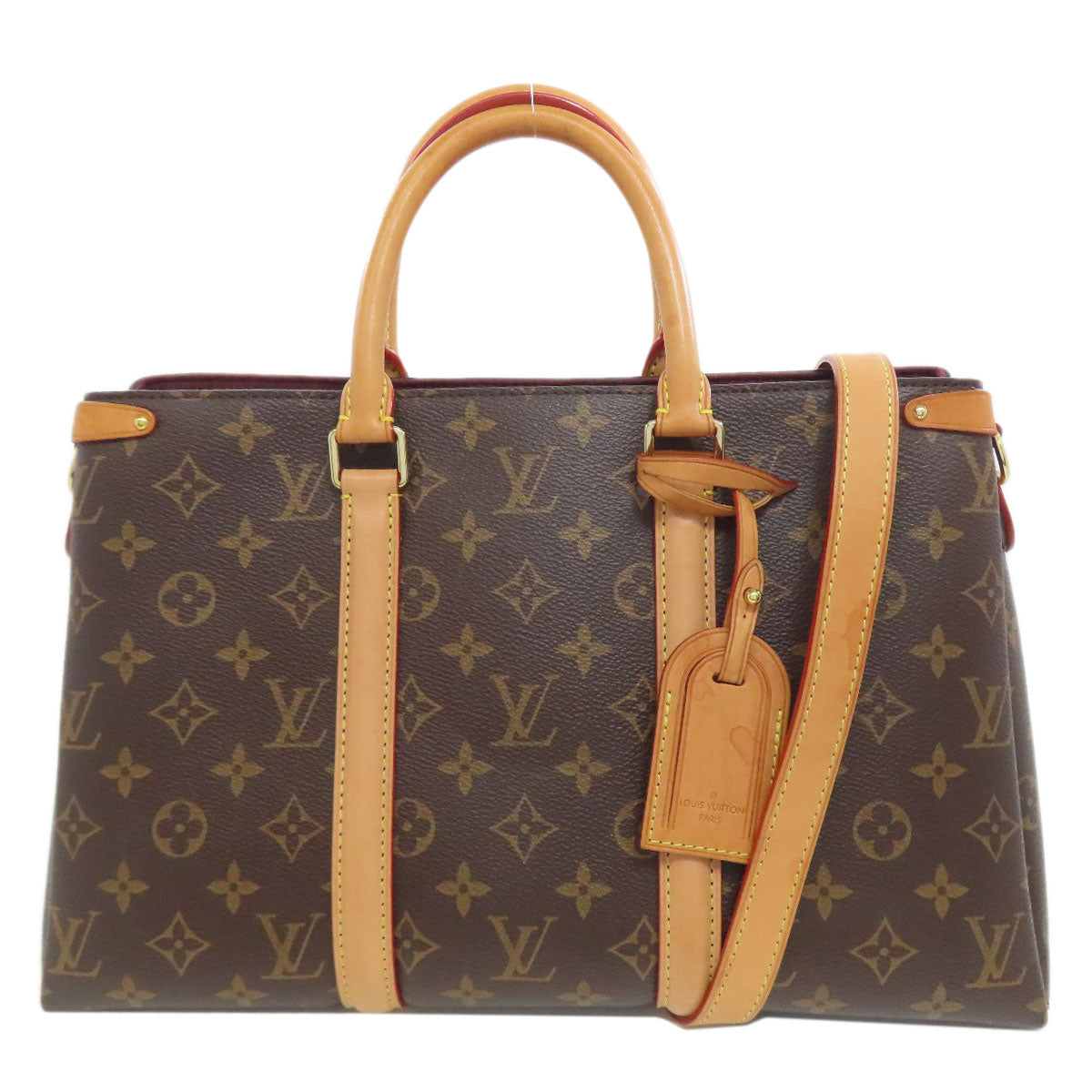 Louis Vuitton M44816 Suflo MM Monogram Canvas Brown Handbag