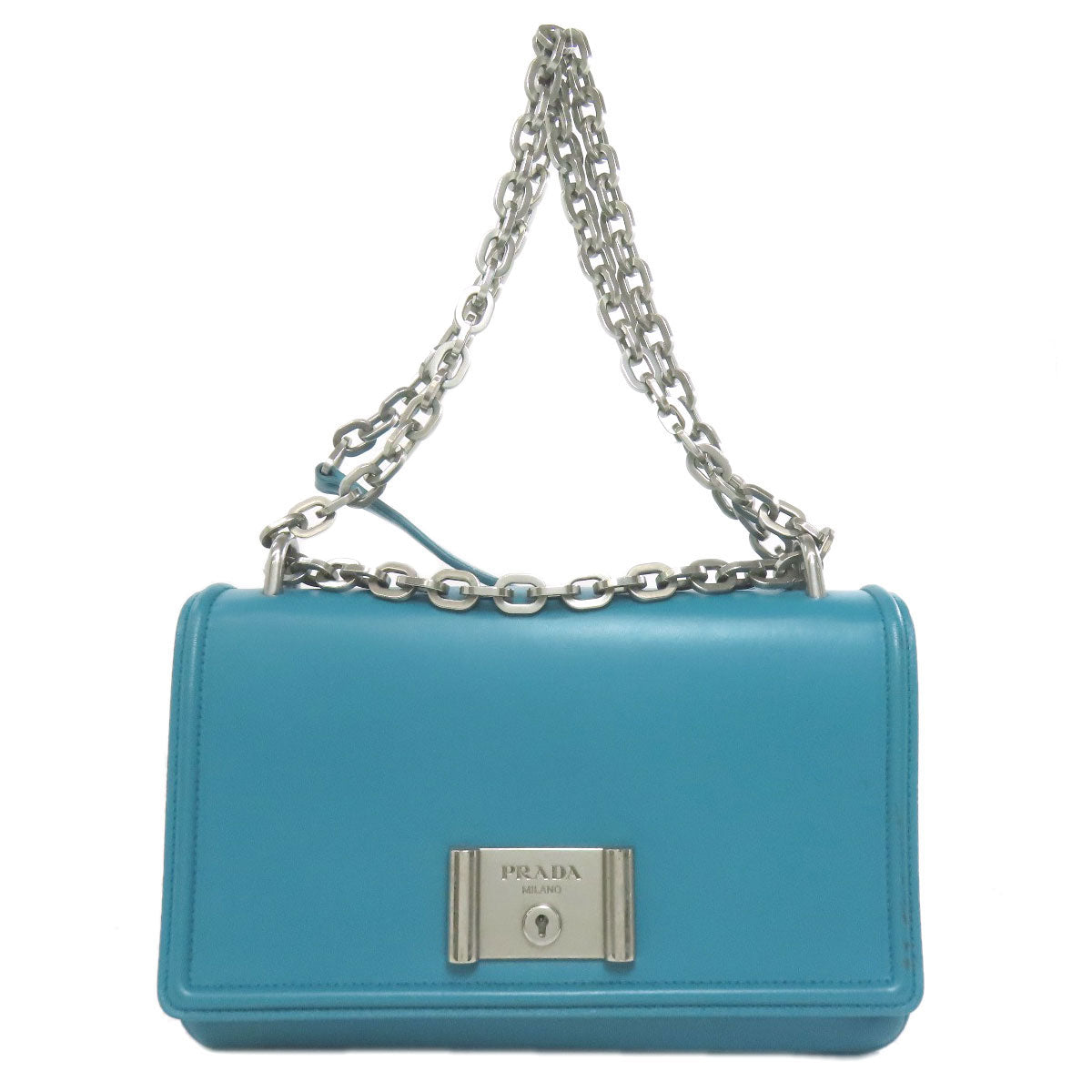 Shoulder Bag Chainshoulder Leather Green