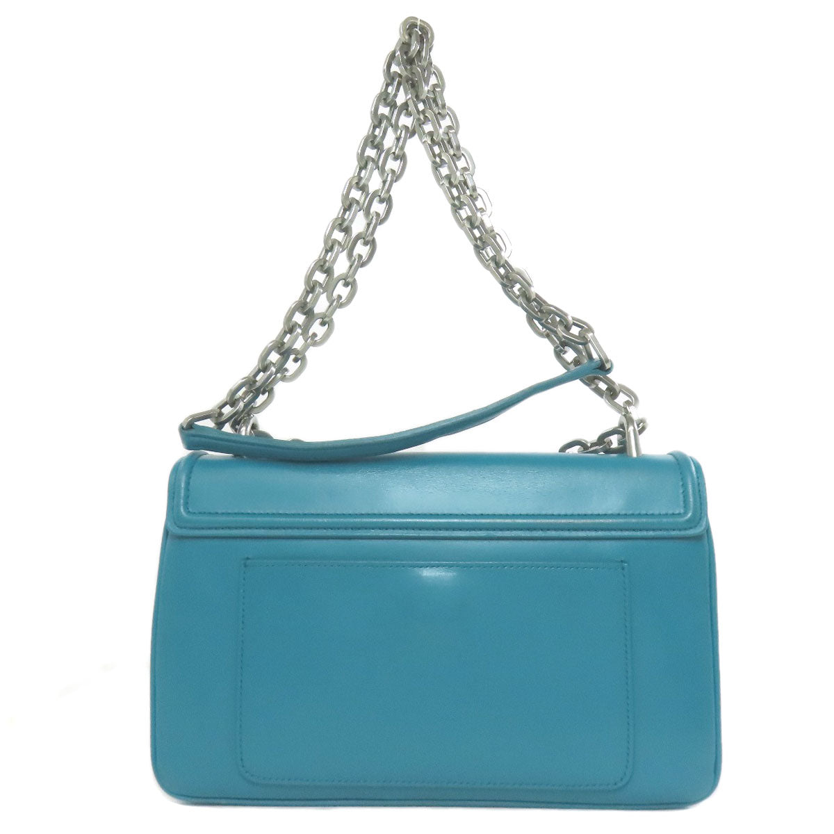Shoulder Bag Chainshoulder Leather Green