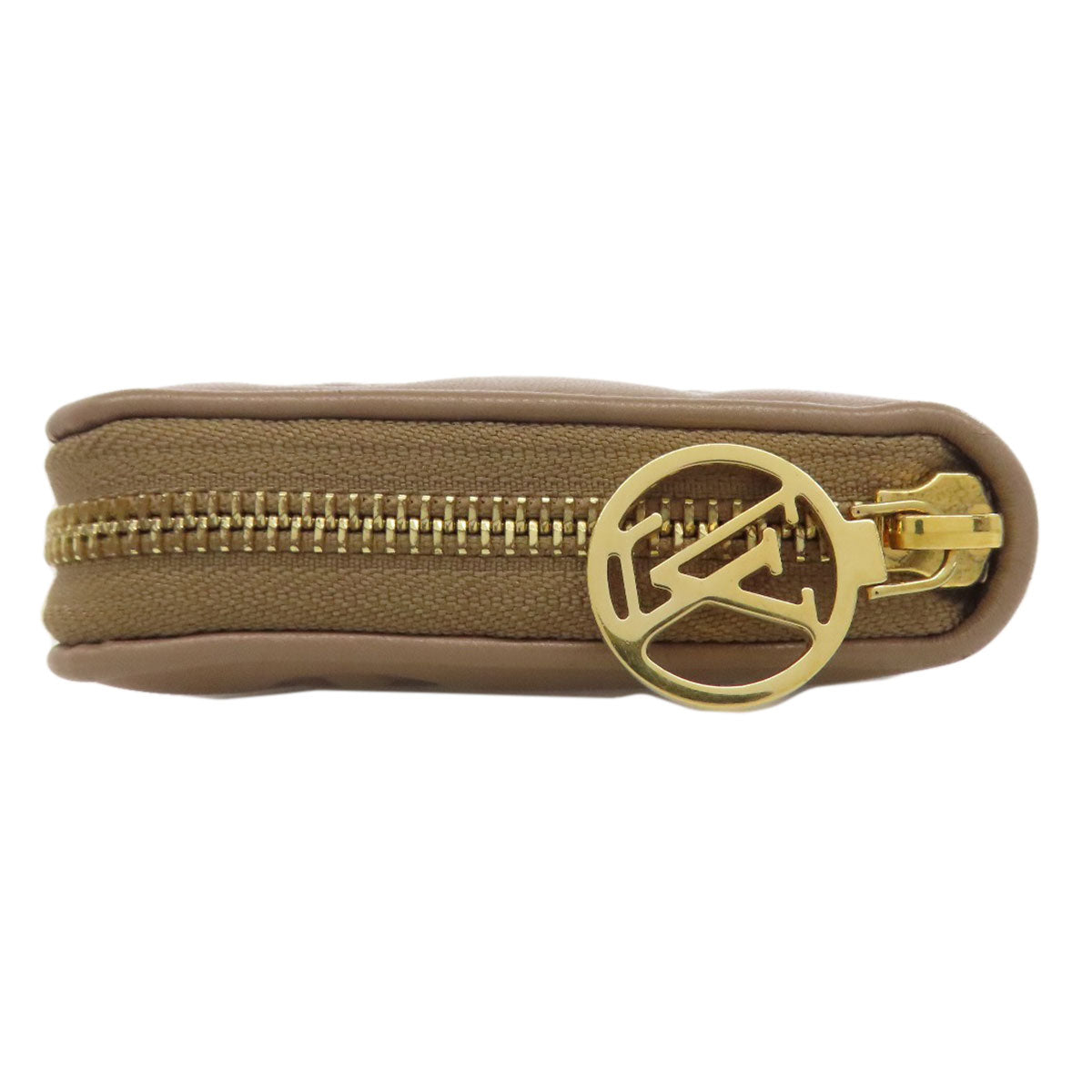 Louis Vuitton Long Purse M81511 Zippy Lambskin Brown Wallet Case