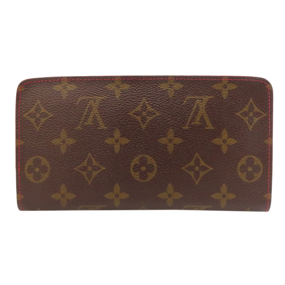 Louis Vuitton Long Purse M95006 Porto Monnaie Monogram Canvas Brown Wallet Case