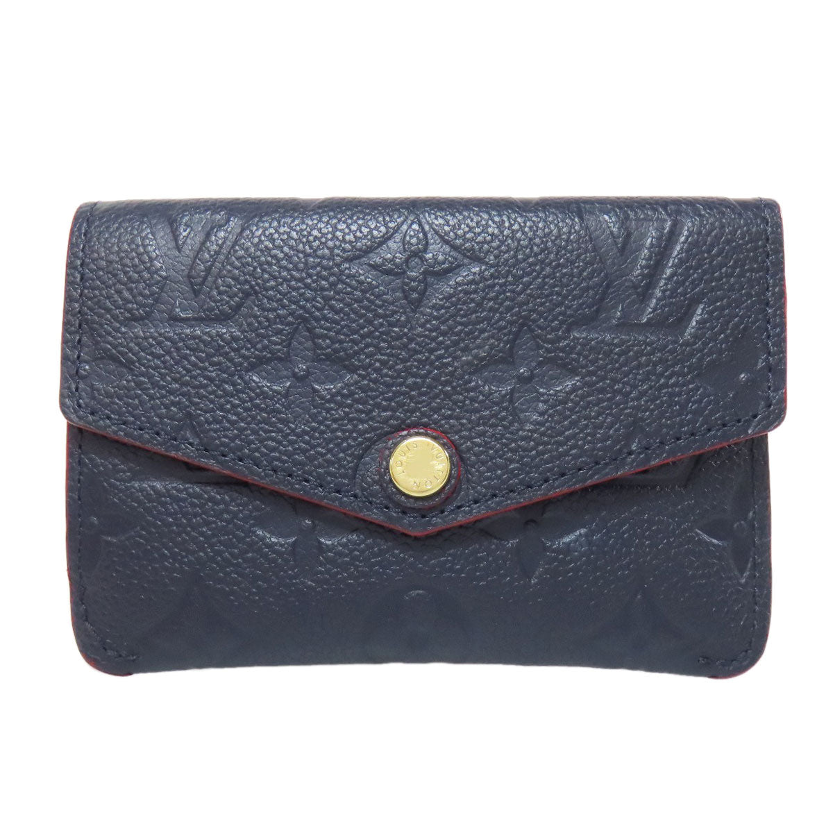 Louis Vuitton Coin M62017 Ann Platt Pochette Navy Clutch Bag