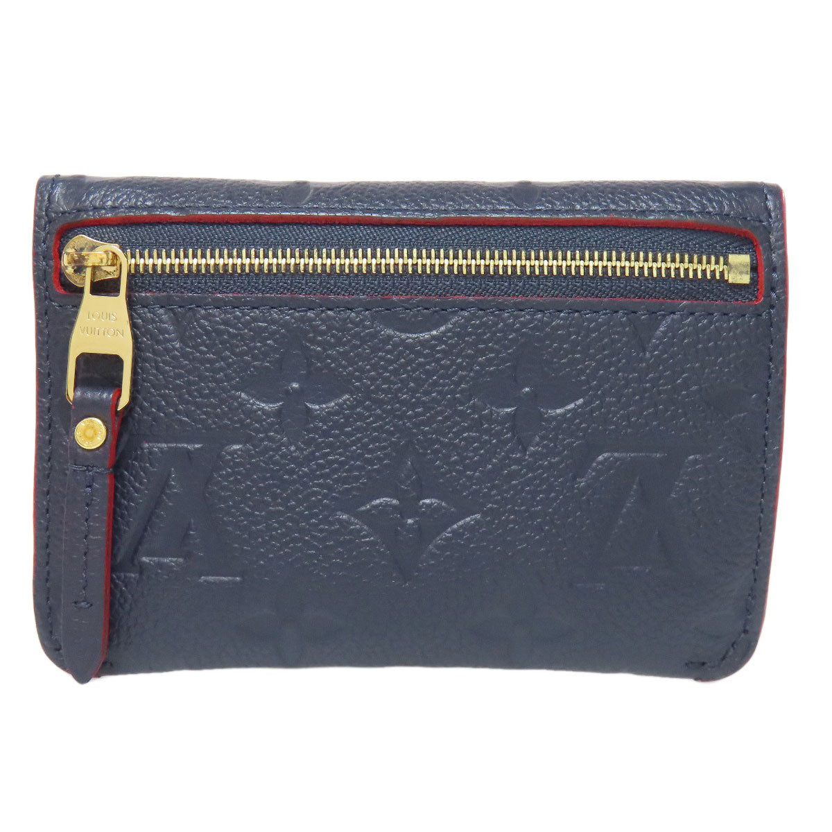 Louis Vuitton Coin M62017 Ann Platt Pochette Navy Clutch Bag