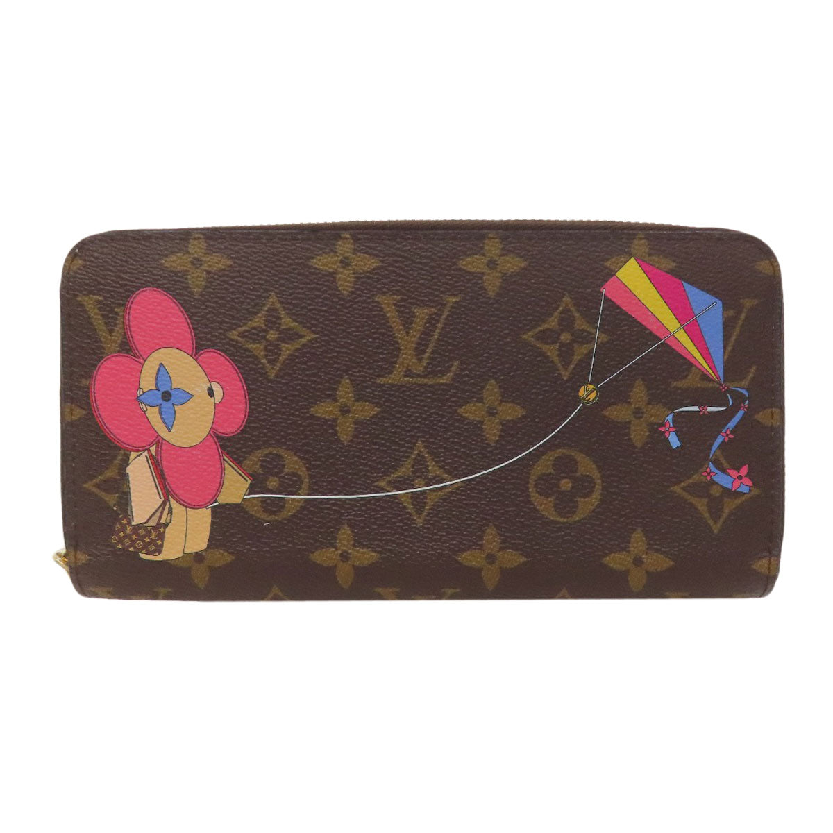 Louis Vuitton Long Purse M69054 Zippy Vivienne Monogram Canvas Brown Wallet Case