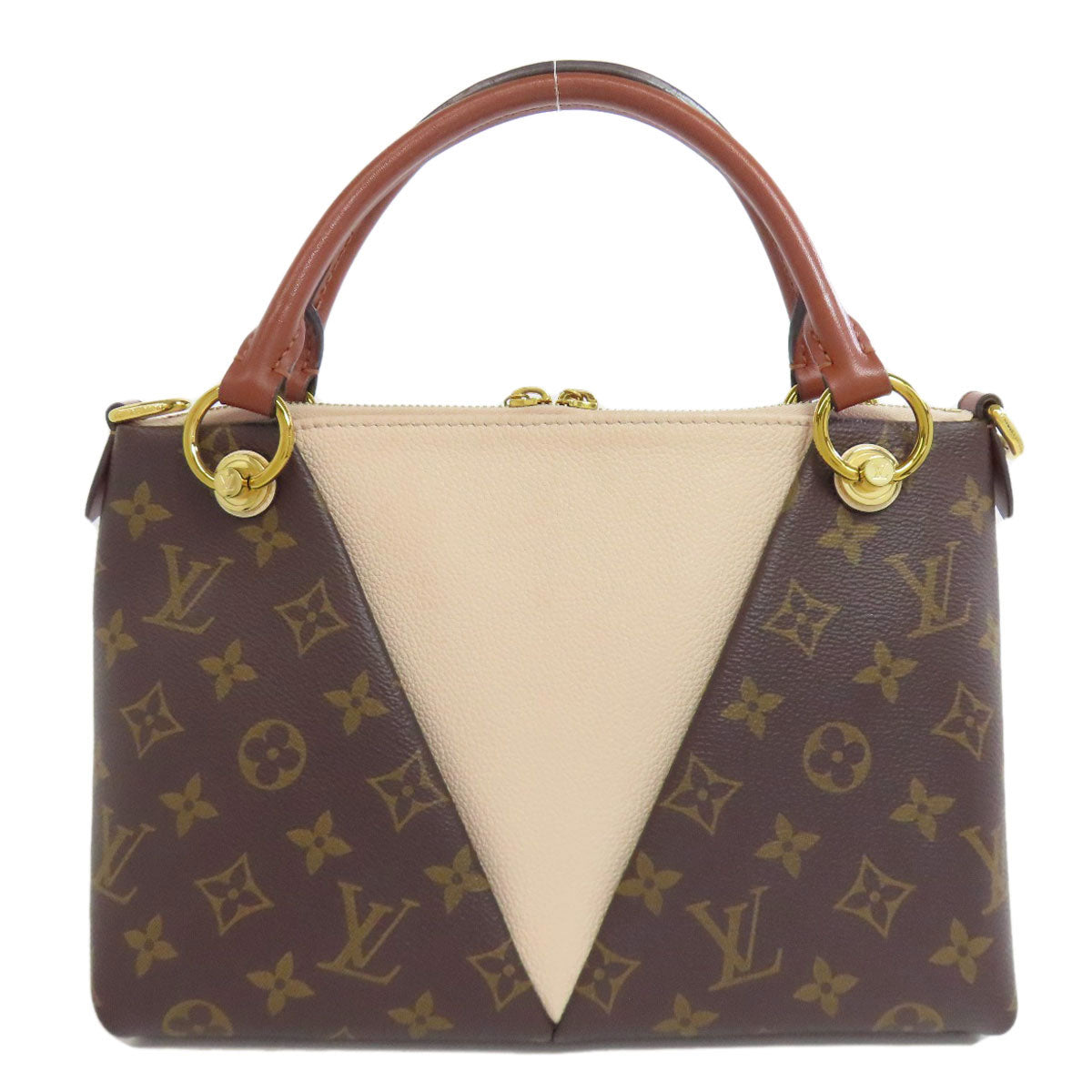 Louis Vuitton M44520 V BB Monogram Canvas Brown Tote Bag