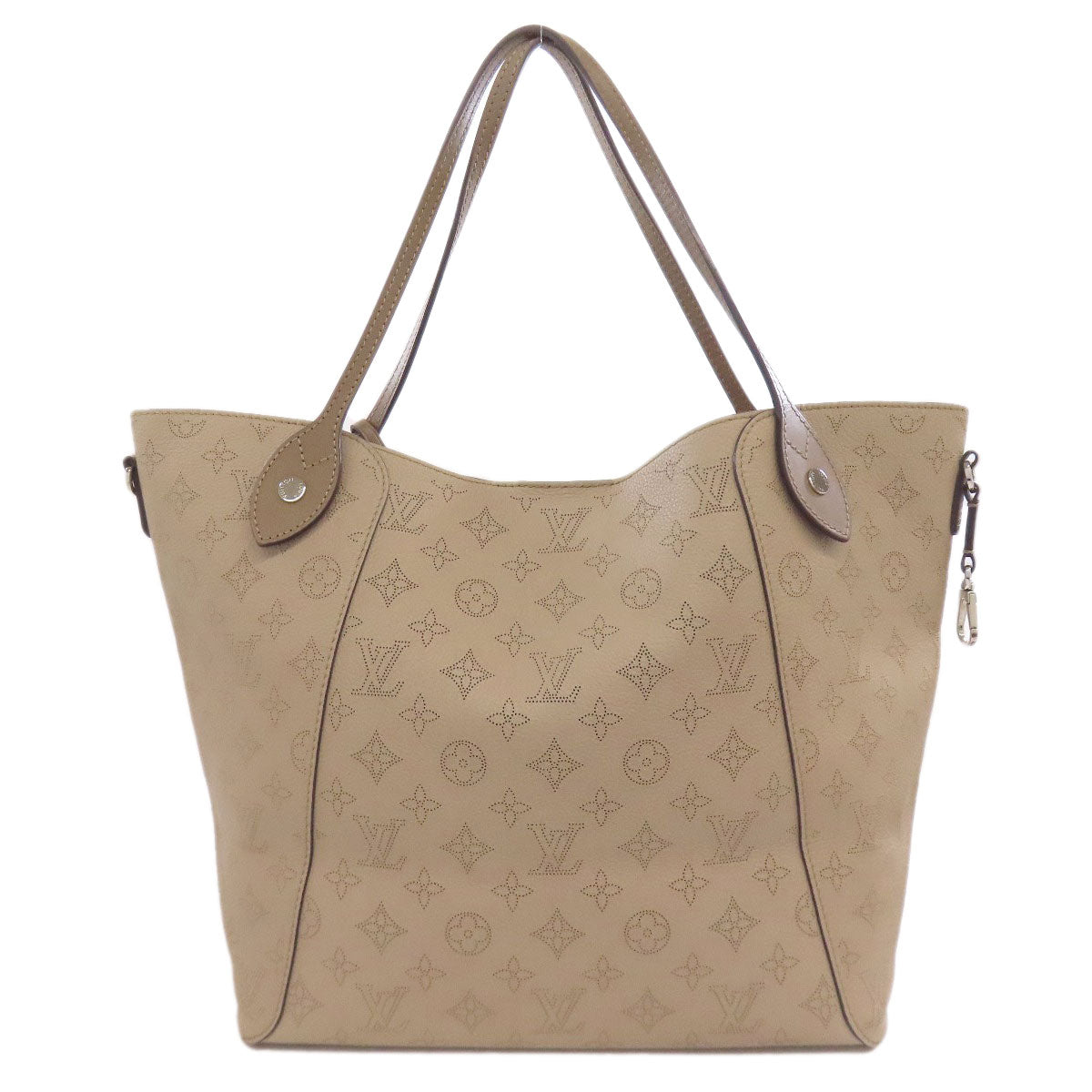 Louis Vuitton M53140 Mahina Hina MM Leather Beige Tote Bag 2