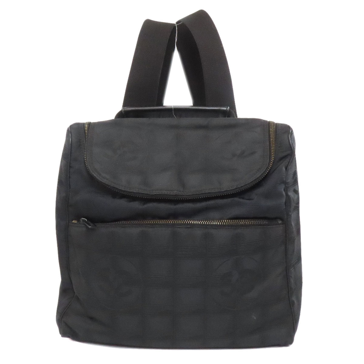 Chanel Backpack Nylon New line Black Travel Bag