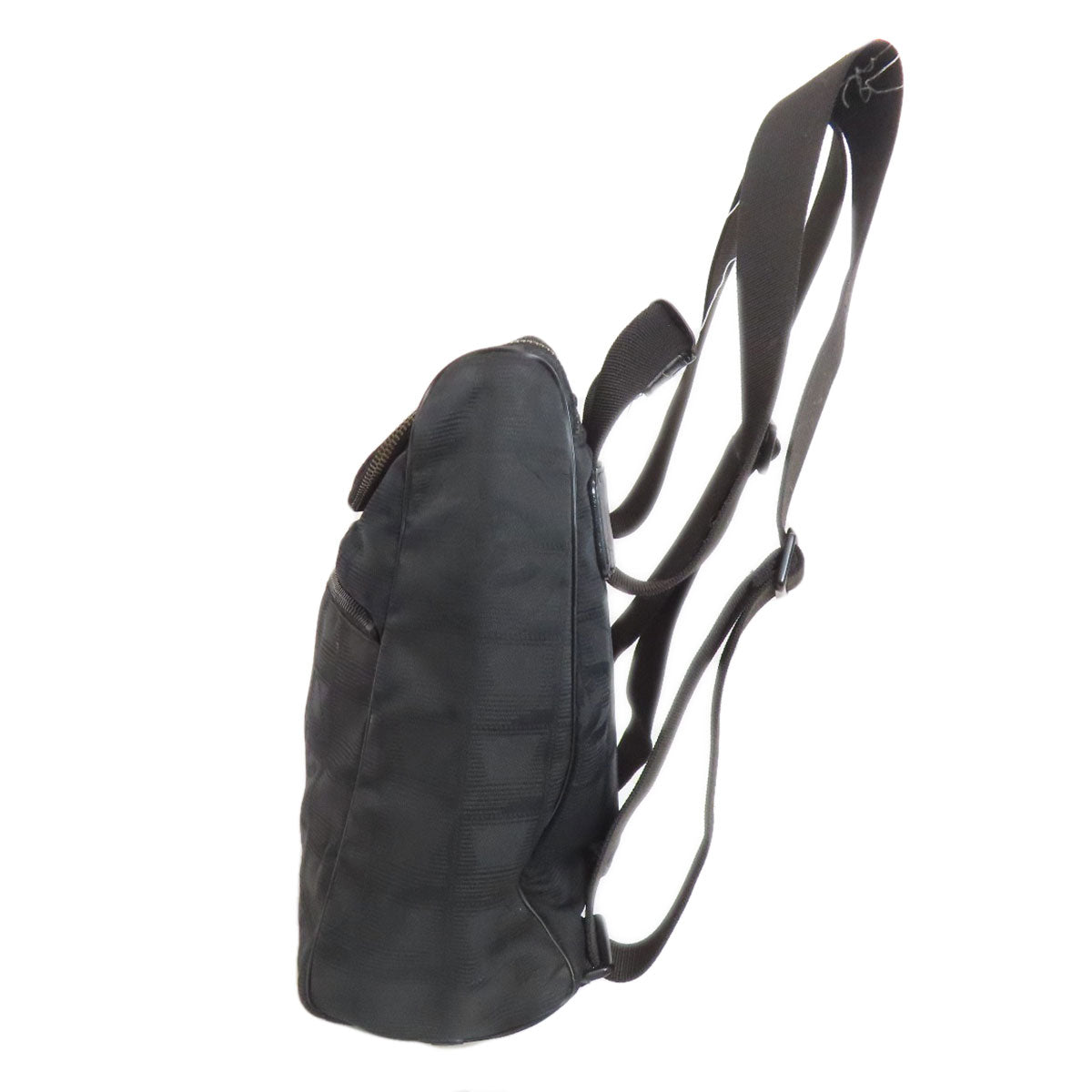 Chanel Backpack Nylon New line Black Travel Bag
