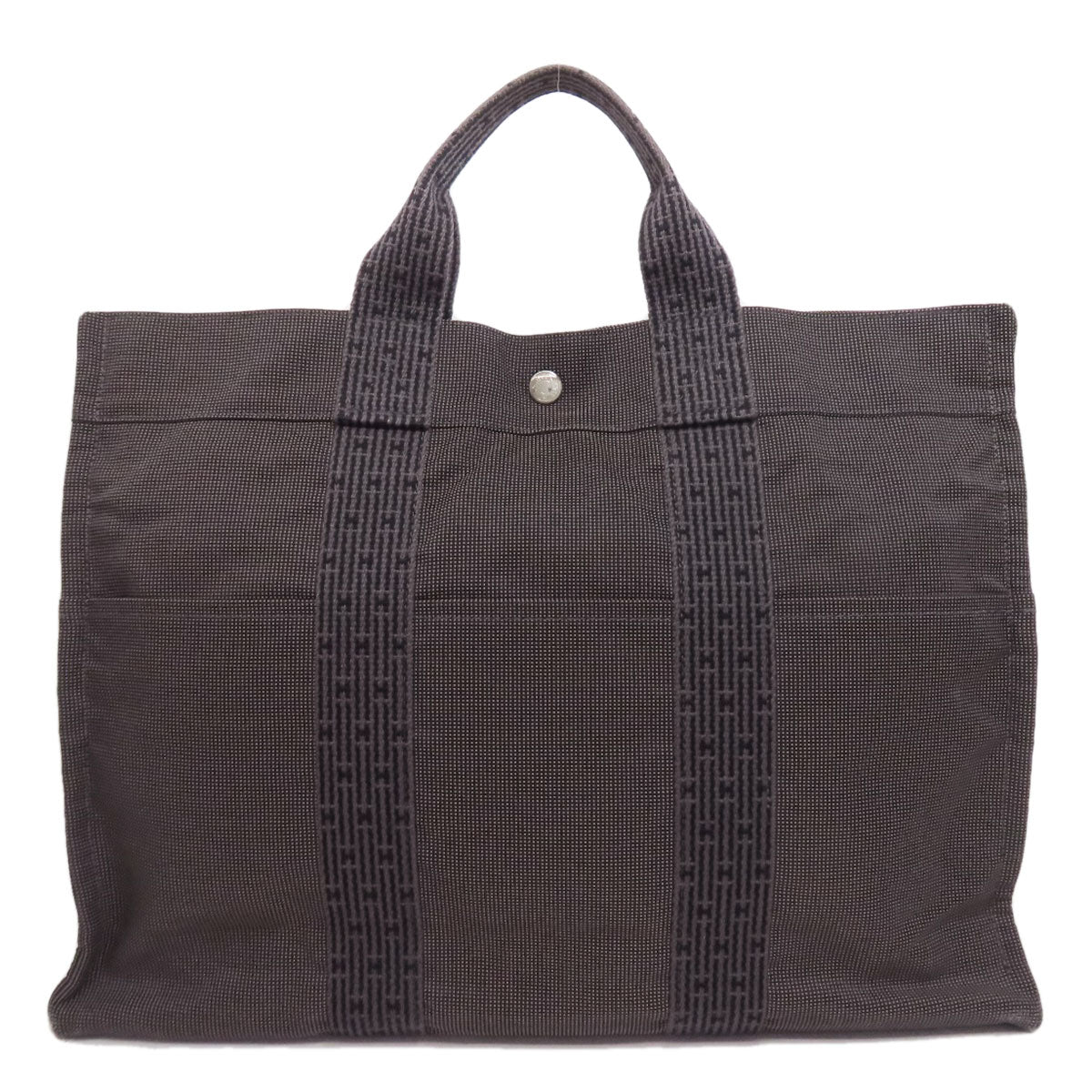 Tote Bag Gray Her Linemm Canvas