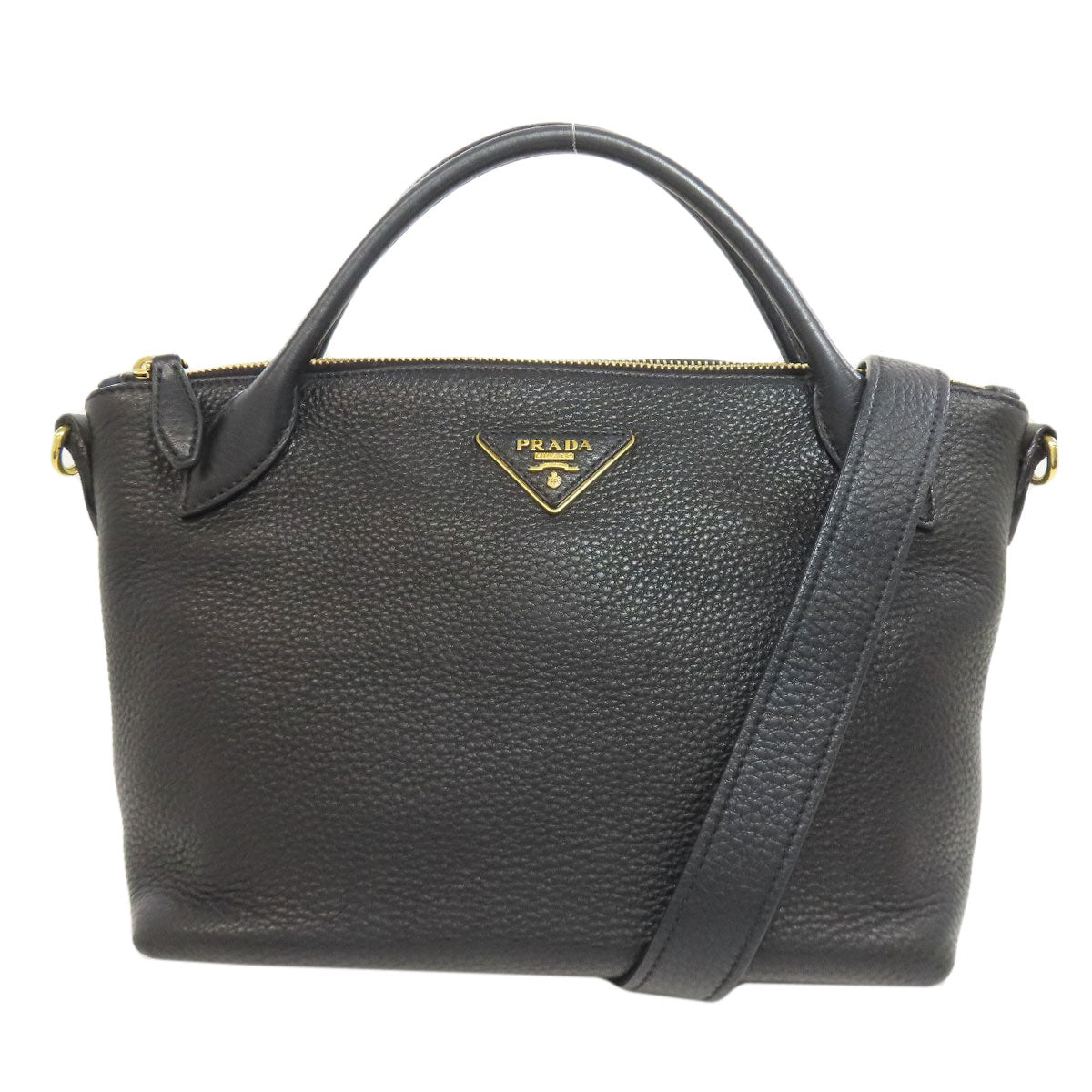Calfskin Way Black Travel Bag