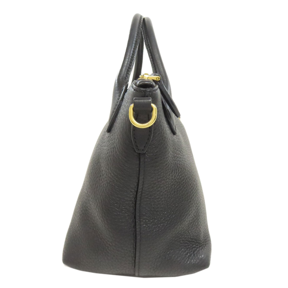 Calfskin Way Black Travel Bag