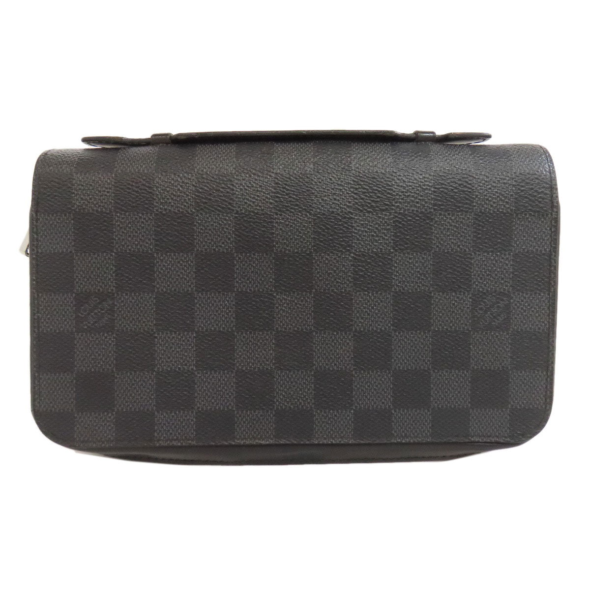 Louis Vuitton business N41503 Damier Zippy XL Canvas Gray Handbag 3