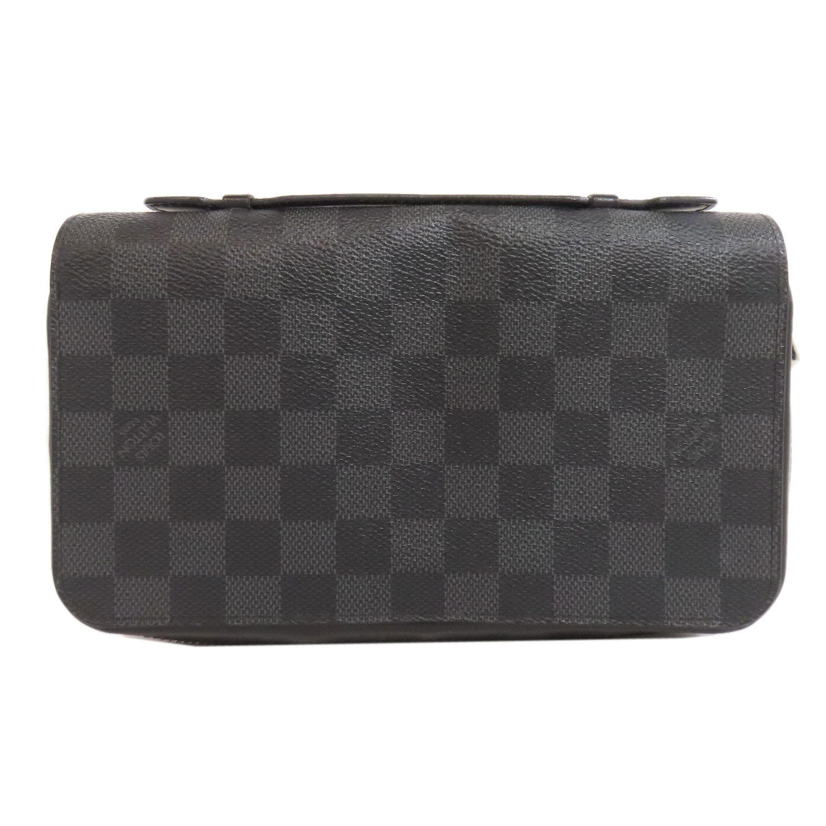 Louis Vuitton business N41503 Damier Zippy XL Canvas Gray Handbag 3