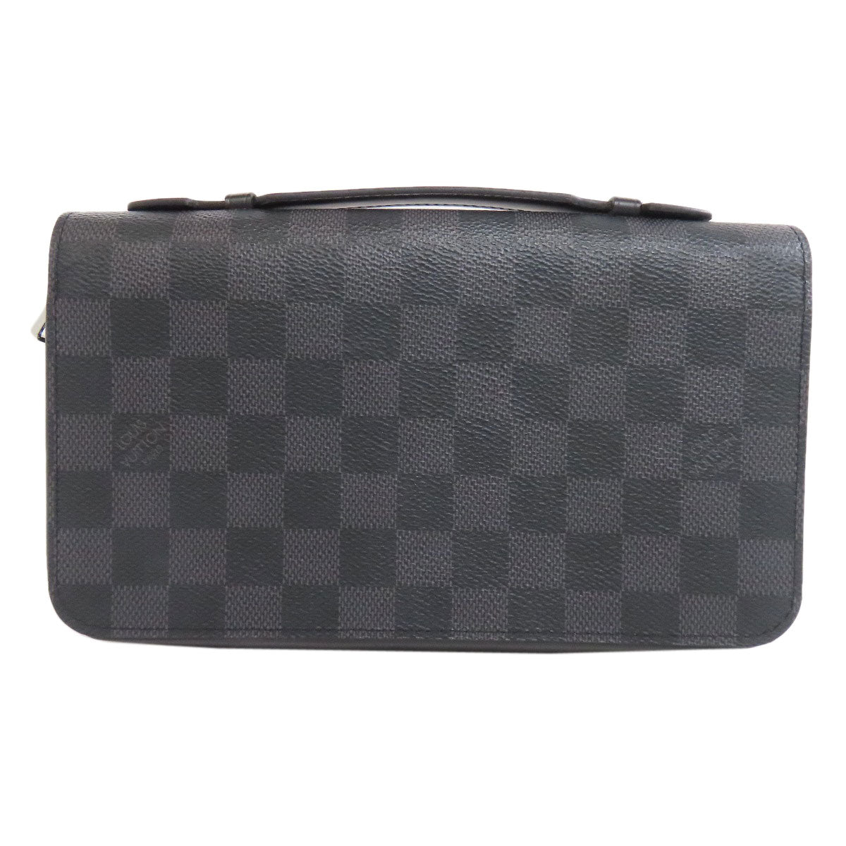 Louis Vuitton business N41503 Damier Zippy XL Canvas Gray Handbag 2