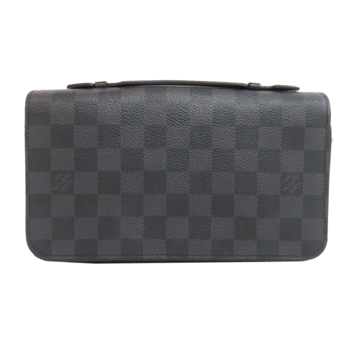 Louis Vuitton business N41503 Damier Zippy XL Canvas Gray Handbag 2