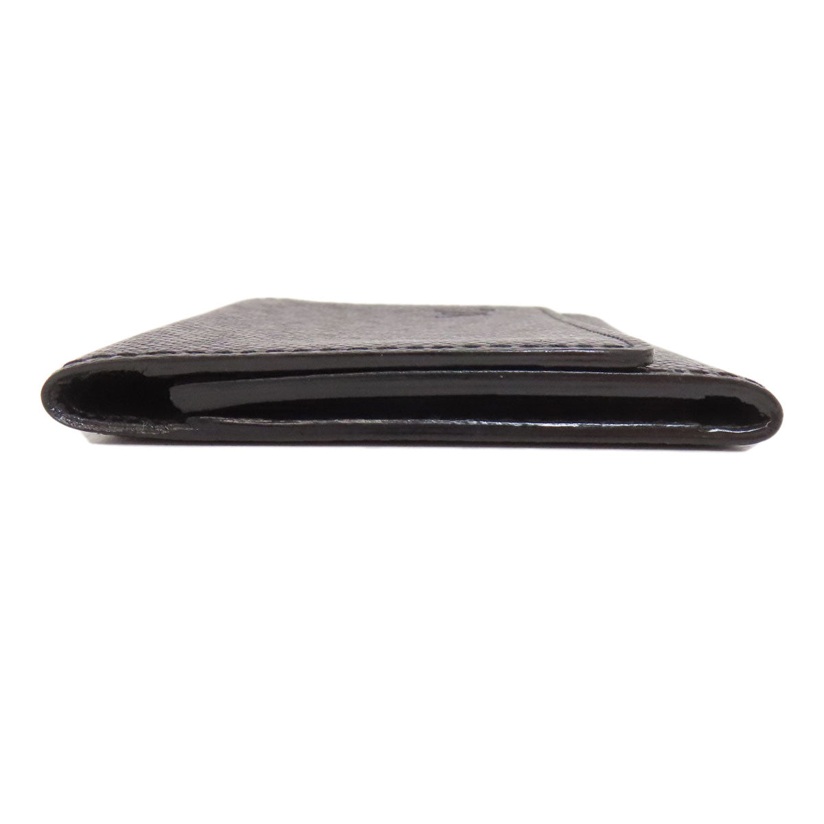 Louis Vuitton M30922 Taiga Anneveld Cult de Leather Black Wallet Case
