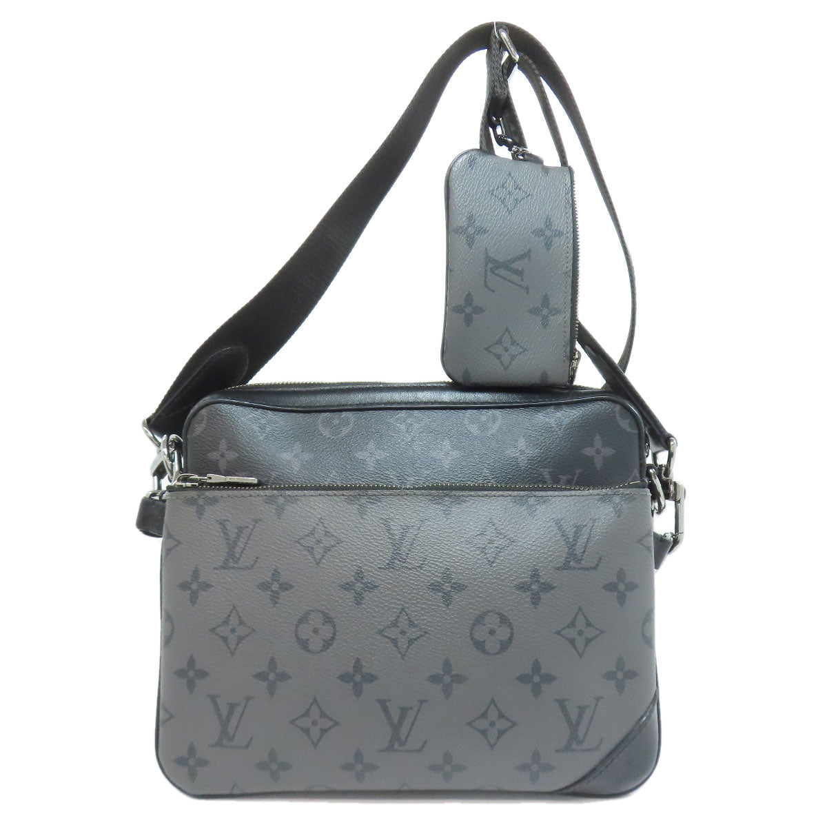 Louis Vuitton M69443 Eclipse Trio Messenger Monogram Black Crossbody Bag 2