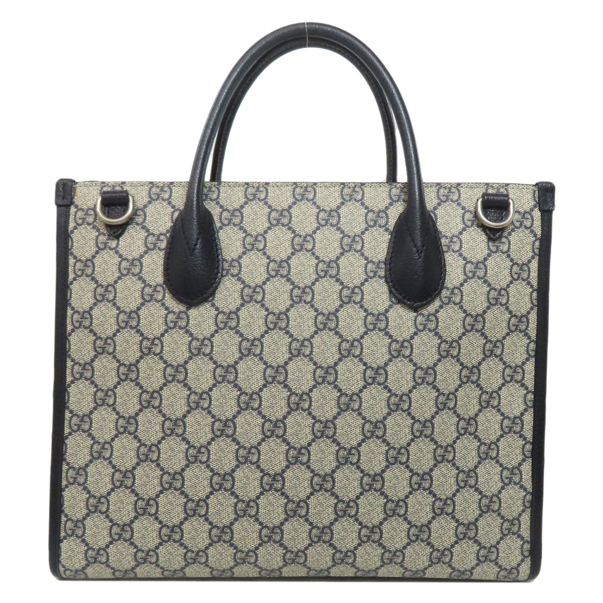 Gucci PVC GG Supreme 2WAY Navy Tote Bag