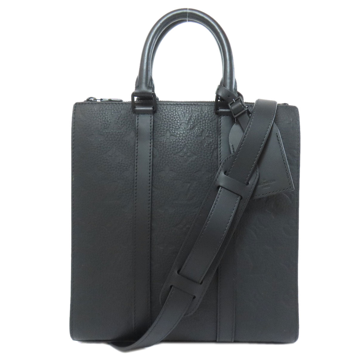 Louis Vuitton M21884 Ann Platt Sac Plat Black Handbag