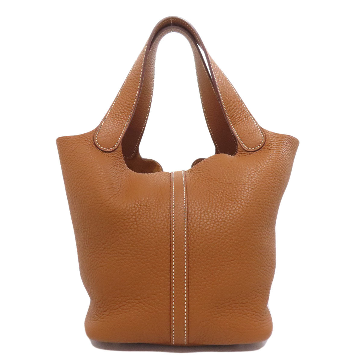 Taurillon Clemence Picotin Lock Mm Silvermetal Gold Travel Bag