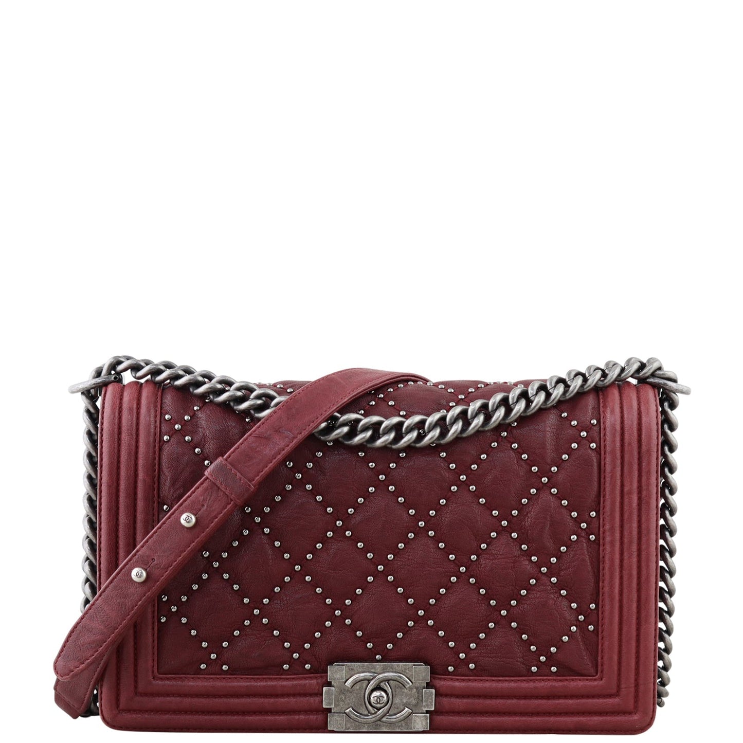 Chanel Boy New Studded 21 Series Handbag Medium