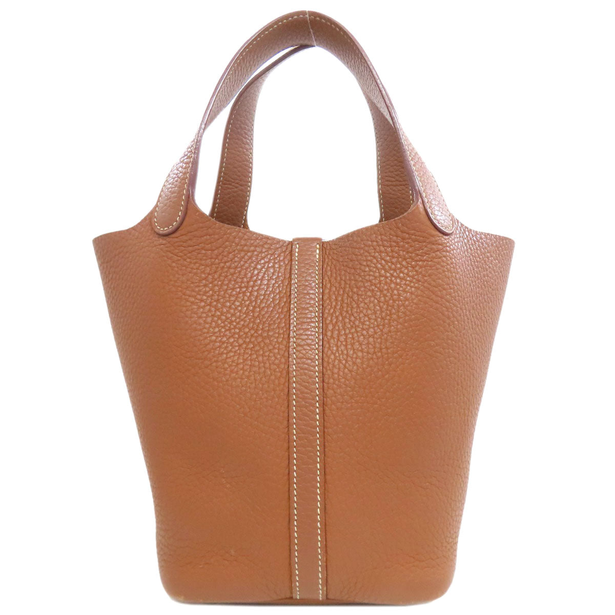 Hermes Handbag Taurillon Clemence Picotin Lock Pm Silvermetal Gold Travel Bag