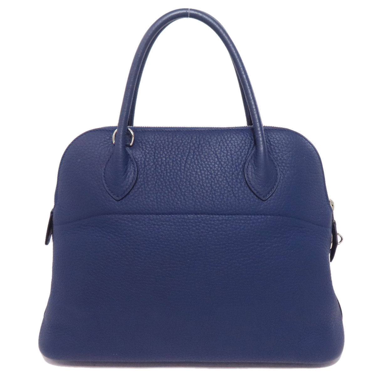 Taurillon Clemence Bolide Silvermetal Blue Travel Bag