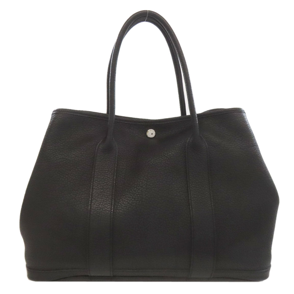 Hermes Tote Bag Negonda Garden Party Pm Silvermetal Black