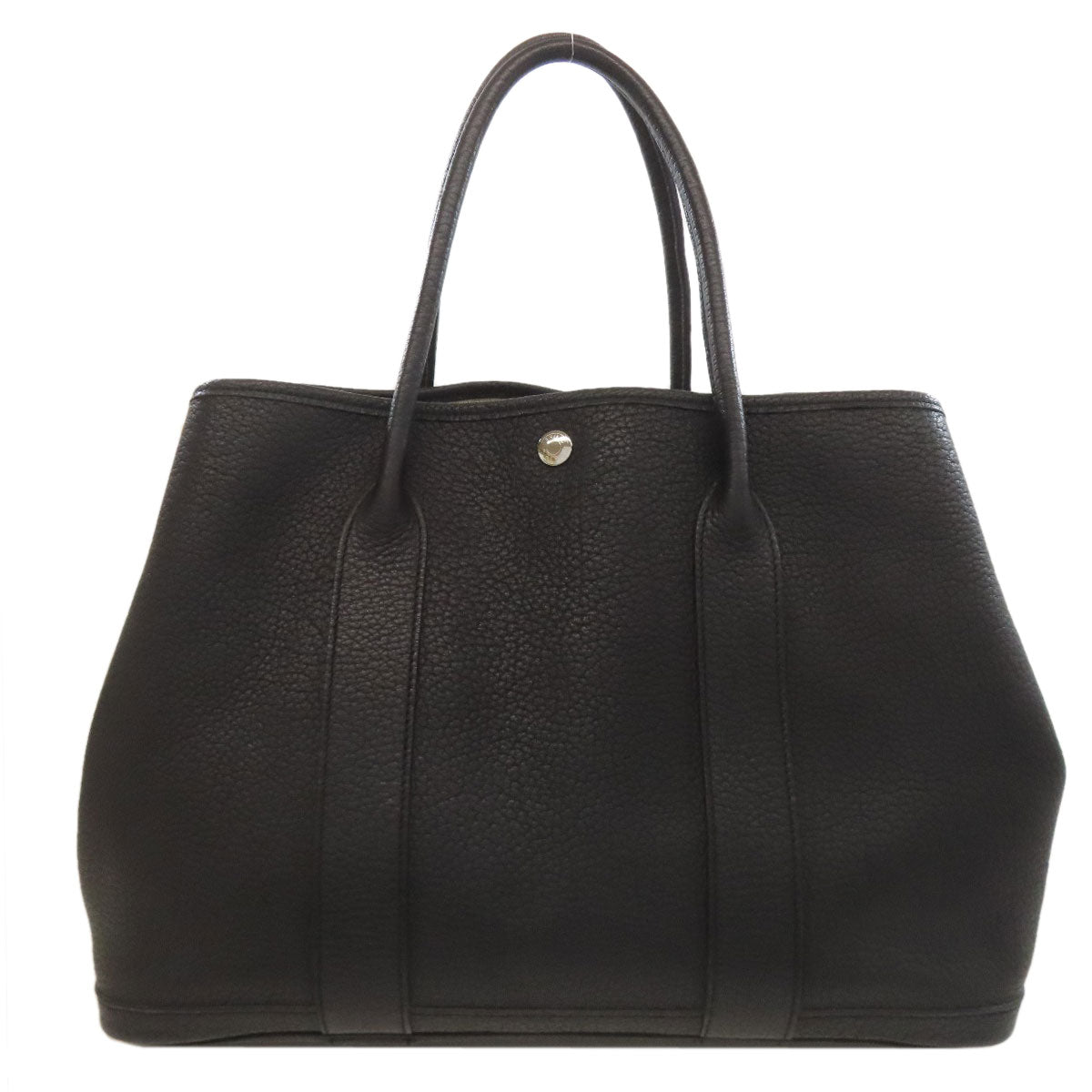 Hermes Tote Bag Negonda Garden Party Pm Silvermetal Black