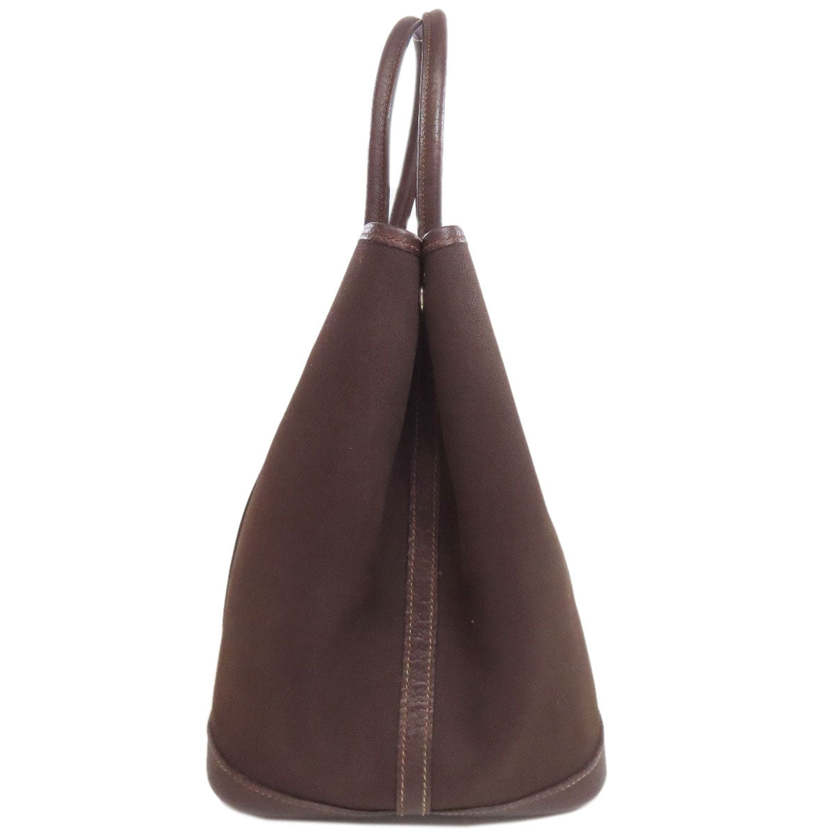 Hermes Tote Bag Towar Officche Garden Party Pm Silvermetal Brown