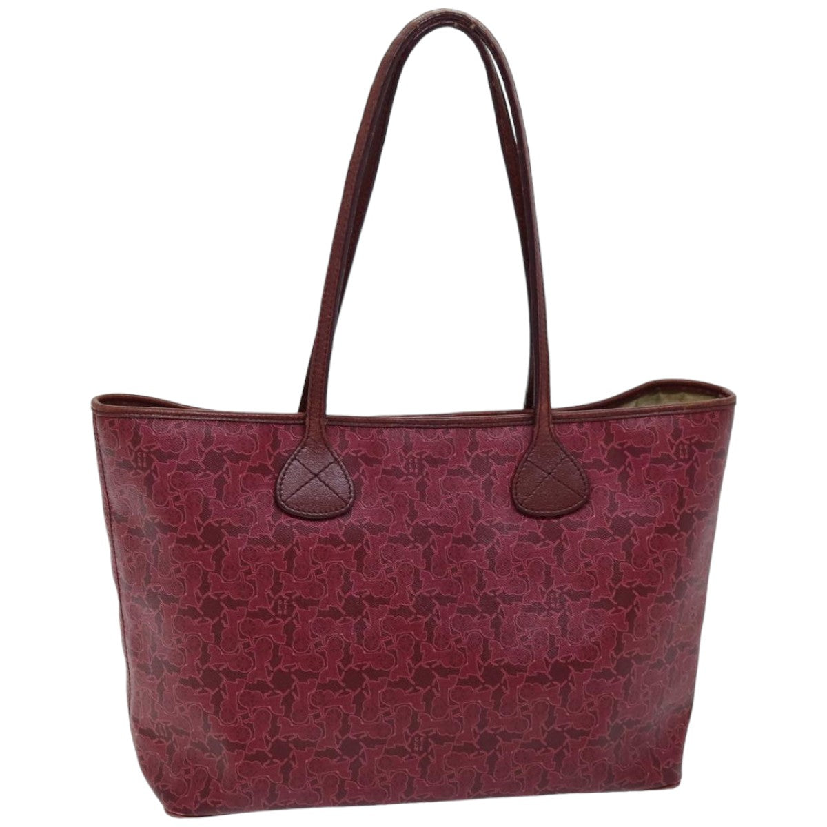 Luxury Horse Carriage Macadam Tote Bag Pvc Leather Canvas