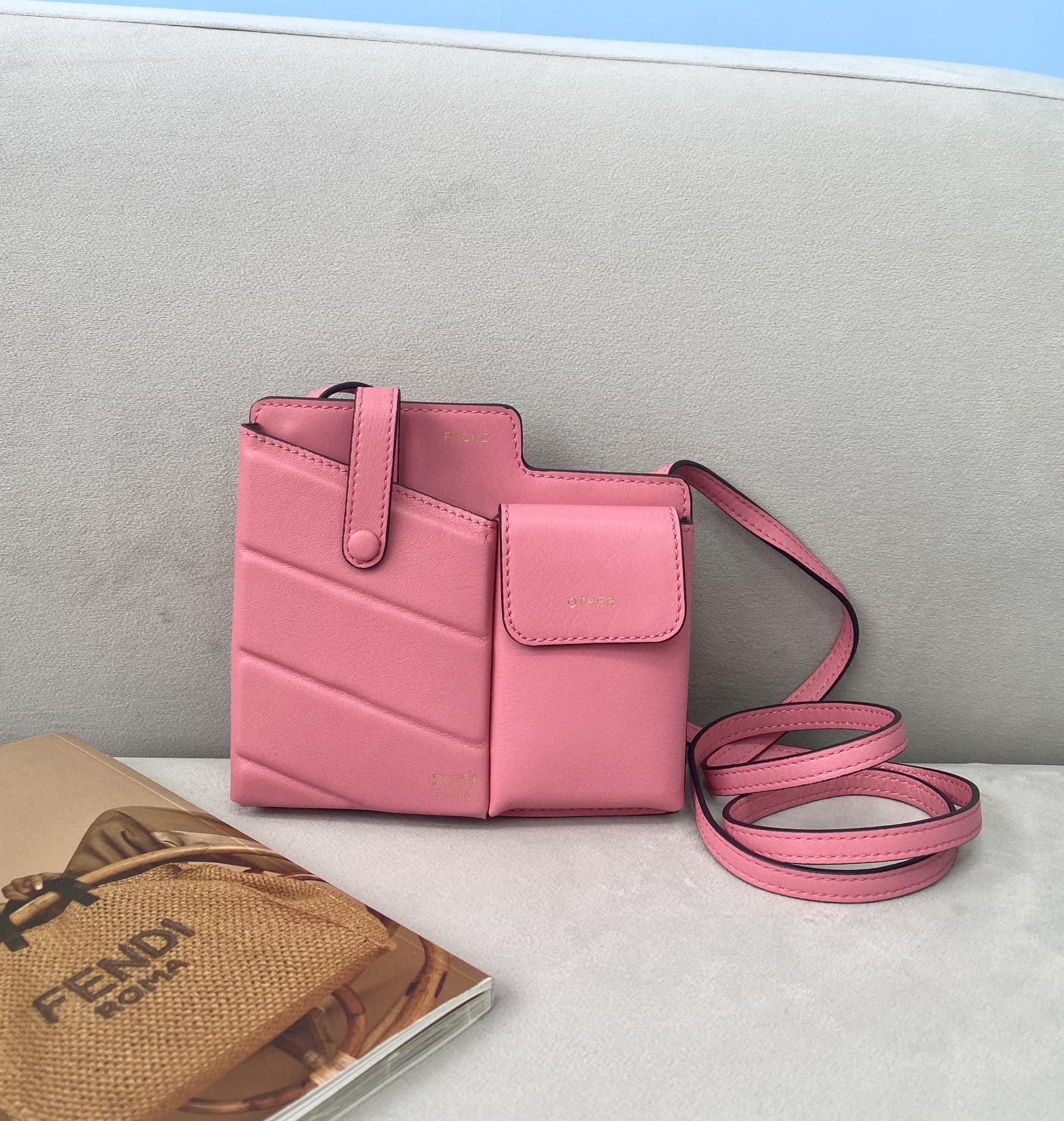 Fi Bustine Pockets Bag For Woman Pink Mini Travel Bag