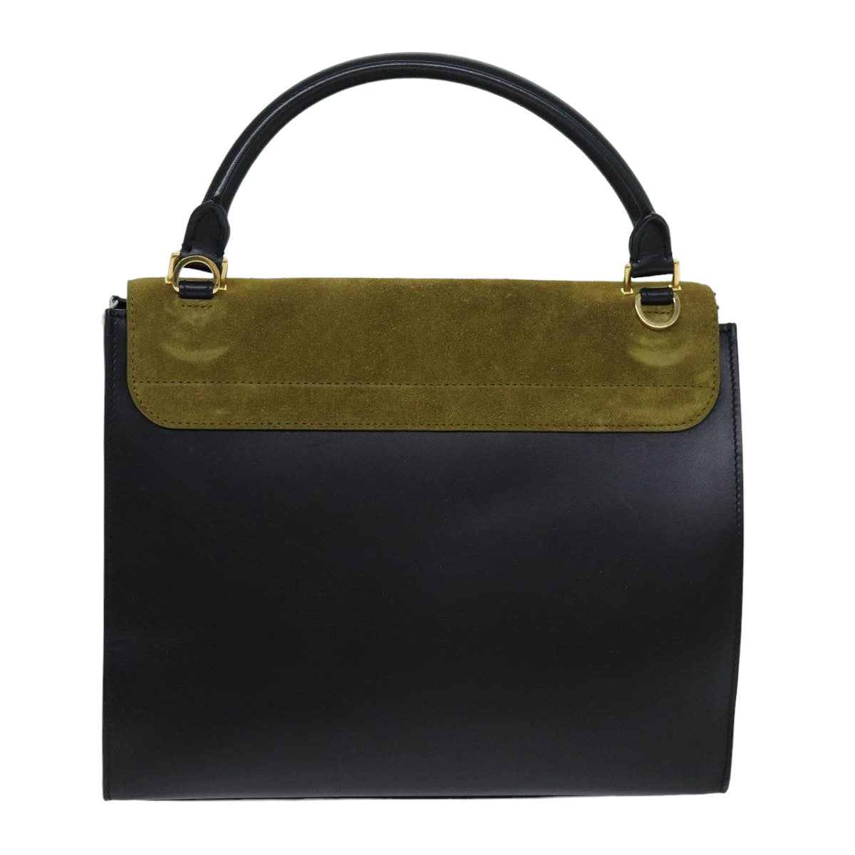 Luxury Trapeze Hand Bag Way Khaki Leather Suede Travel Bag