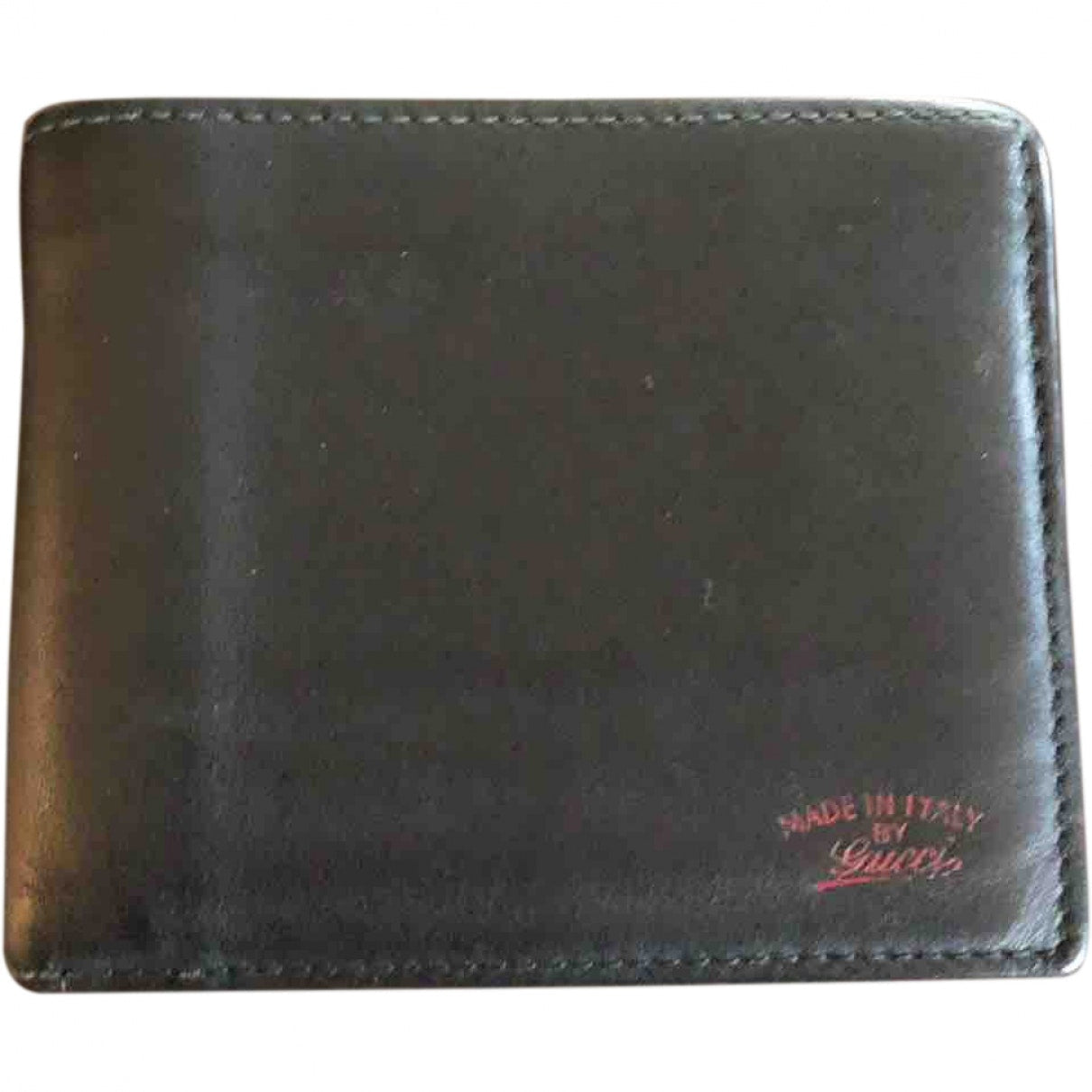 Gucci black leather case