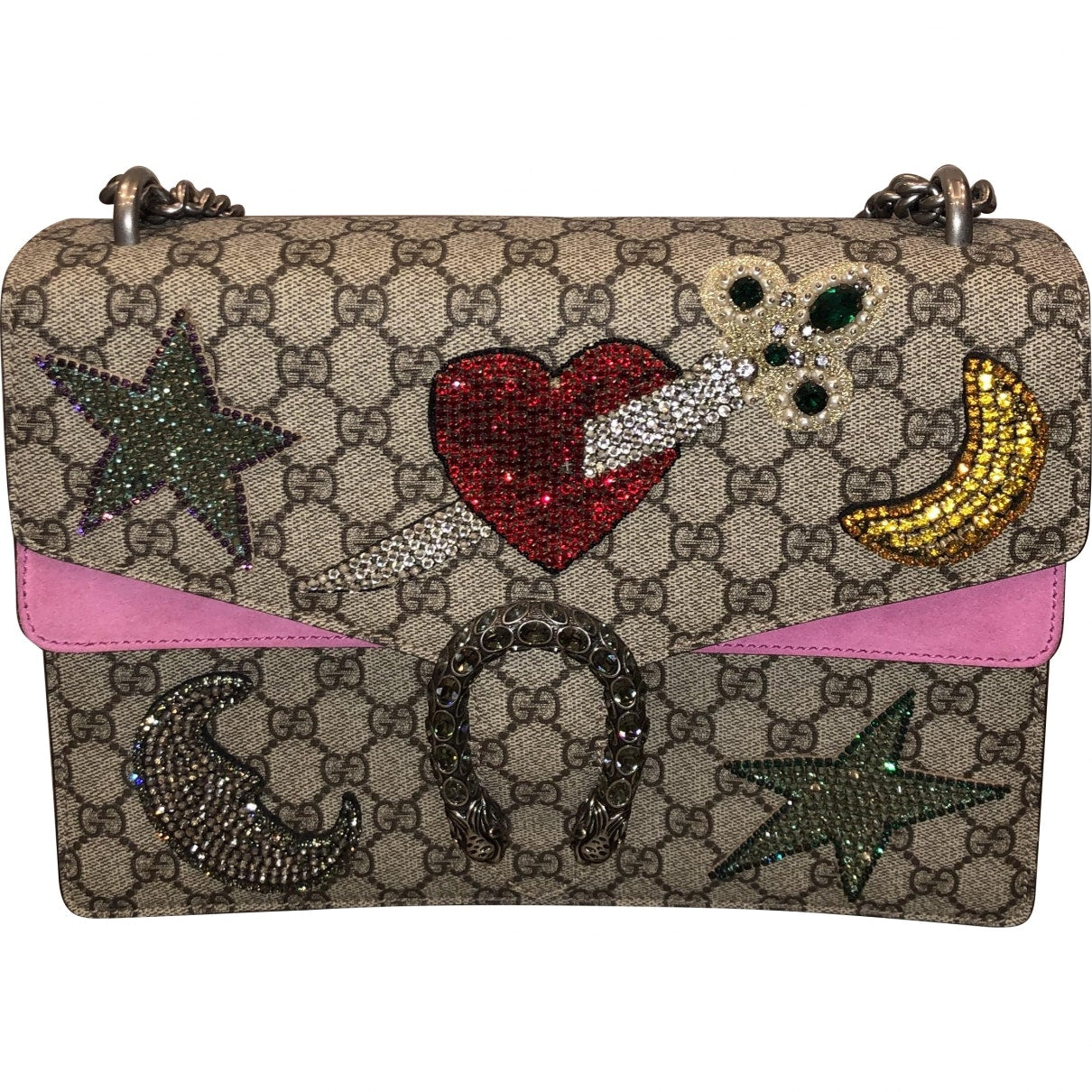Gucci dionysus beige cloth handbag