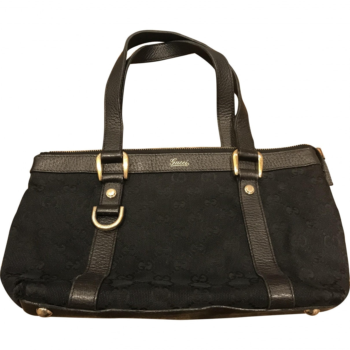 Gucci black cloth handbag