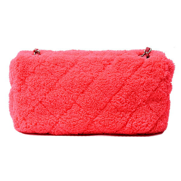 Chanel Pile Matelassé Chain Shoulder Bag Pink
